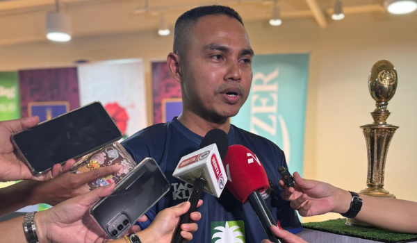 Setiausaha Agung Ragbi PDRM, Mohamad Hafis ditemui media selepas majlis Undian Piala Agong 2026 di Wisma OCM / Foto RTM
