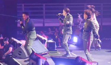 Datuk Yusry Abdul Halim, Datuk Norman Abdul Halim (tengah) dan Edry Abdul Halim pada Konsert GenKRU di ibu negara