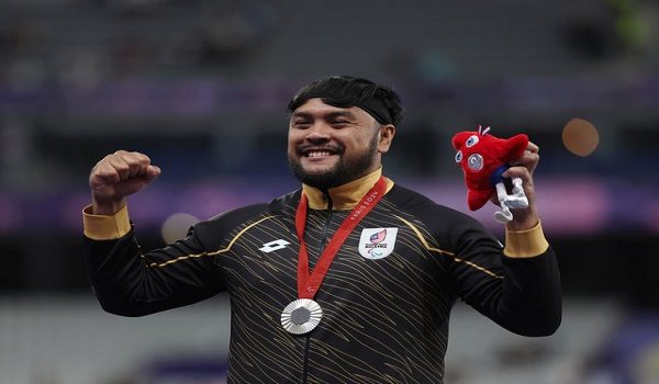 Atlet negara Muhammad Ziyad Zolkefli beraksi dalam acara lontar peluru lelaki F20 (kecacatan intelektual) akhir Sukan Paralimpik Paris 2024/ Foto Bernama