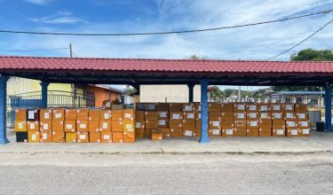 Ratusan kotak yang dipercayai mengandungi 37,800 unit peranti vape dirampas dalam serbuan sebuah stor/Foto Facebook PGA