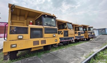 Lori dumper yang dirampas dalam Op Terma / FOTO JKDM SELANGOR