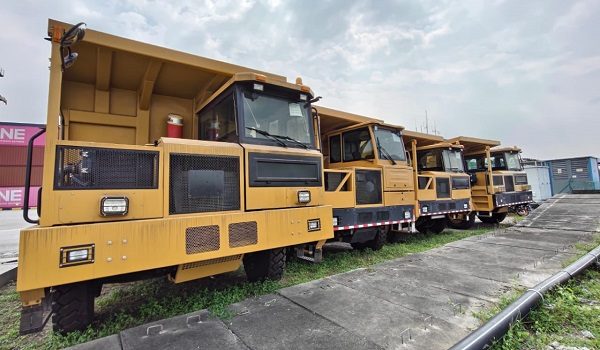 Lori dumper yang dirampas dalam Op Terma / FOTO JKDM SELANGOR