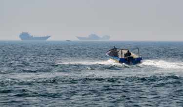Iran mengesahkan bahawa kapal-kapal milik Iraq kini bebas merentasi laluan Selat Hormuz tanpa sebarang halangan./Foto AFP
