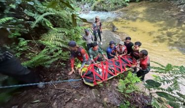 Wanita hilang ketika mendaki ditemukan maut di Sungai Betis/Foto Polis