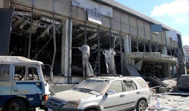 This picture shows the aftermath at the site of an Israeli strike that hit the previous day in the southern Lebanese coastal city of Tyre on June 5, 2026. Israeli strikes overnight in the south Lebanon city of Tyre killed seven people, a source from Lebanon's civil defence told AFP on June 5, despite a ceasefire in the Israel-Hezbollah war. (Photo by Kawnat HAJU / AFP)