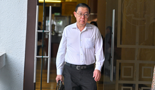 Bekas Ketua Menteri Pulau Pinang Lim Guan Eng hadir di Mahkamah Sesyen Kuala Lumpur /Foto BERNAMA