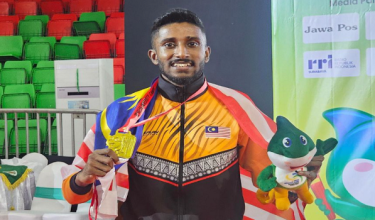 Malaysia berjaya mencapai sasaran 35 pingat emas pada temasya Sukan Universiti ASEAN (AUG) 2024 hari ini dengan kilauan emas disumbangkan oleh atlet karate negara H. Sureeya Shankar.