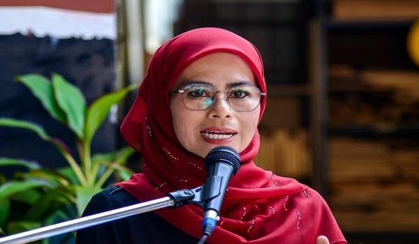 KUALA LUMPUR, 22 Ogos - Menteri Perladangan dan Komoditi Datuk Seri Dr Noraini Ahmad berucap pada Majlis Perasmian MerdekaPenter 2026 di The Green Factory, Ampang hari ini. - fotoBERNAMA (2026) HAK CIPTA TERPELIHARA