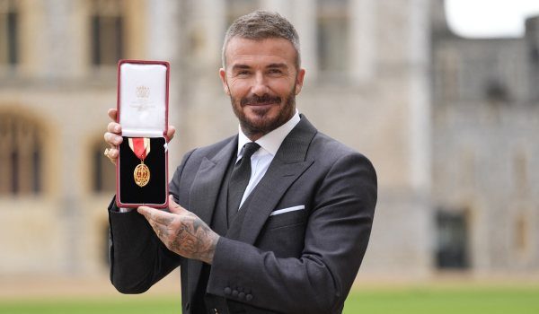 David Beckham menyifatkan penganugerahan itu detik paling membanggakan dalam hidupnya/Foto AFP