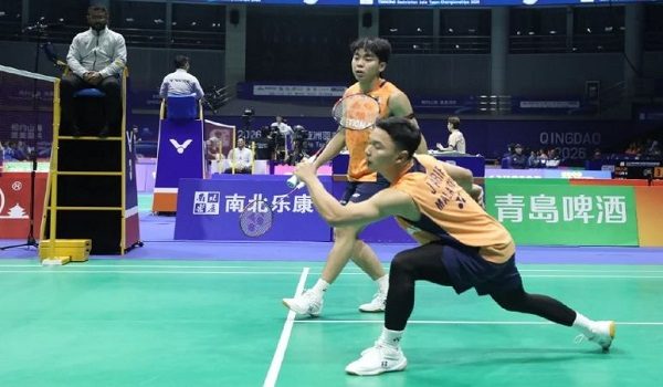 Beregu negara Wan Arif Wan Junaidi-Yap Roy King tewas kepada pasangan Jepun, Takuro Hoki-Yugo Kobayashi. Foto/ Badminton Asia