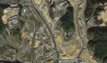 This handout of a Google map picture released by Google on its "East Japan Earthquake digital archive project" on March 7, 2016 shows a satellite image of the Japanese city of Minamisanriku in Miyagi prefecture on November 12, 2015 nearly five years after the devastating tsunami. On March 11, 2011, a magnitude 9.0 undersea earthquake off Japan's northeastern coast sparked a massive tsunami that swept ashore, including Minamisanriku, leaving 19,000 people dead or missing. (Photo by GOOGLE / AFP) / --- EDITORS NOTE --- RESTRICTED TO EDITORIAL USE - MANDATORY CREDIT "AFP PHOTO / GOOGLE" - NO MARKETING NO ADVERTISING CAMPAIGNS - DISTRIBUTED AS A SERVICE TO CLIENTS - NO ARCHIVES