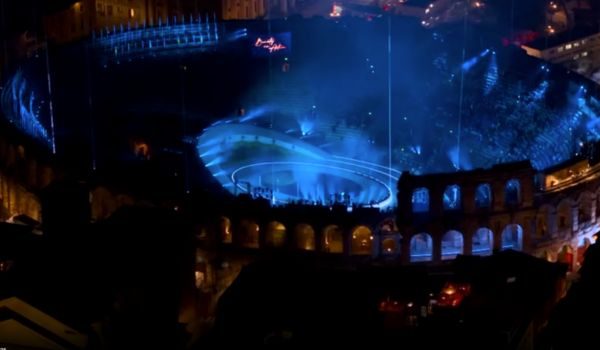Lokasi perasmian Sukan Musim Sejuk Milan-Cortina 2026 di Verona Olympic Arena. Foto Reuters