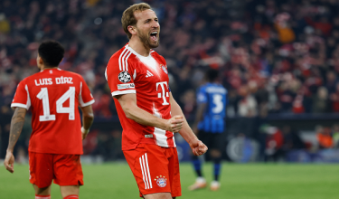 Pemain Bayern Munich, Harry Kane dijangka beraksi pada perlawanan menentang Real Madrid, 8 April ini./foto AFP
