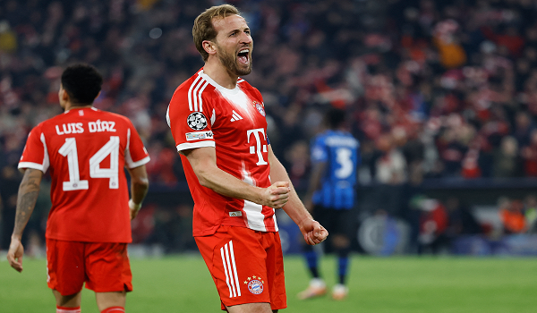 Pemain Bayern Munich, Harry Kane dijangka beraksi pada perlawanan menentang Real Madrid, 8 April ini./foto AFP