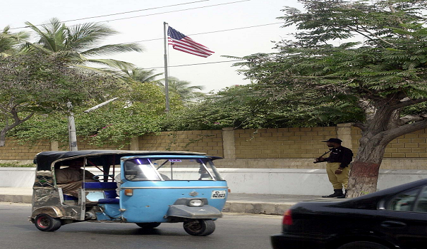Salah satu Konsulat Jeneral AS di Pakistan./Foto AFP