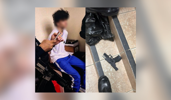 Foto suspek yang dikongsi pengguna media sosial