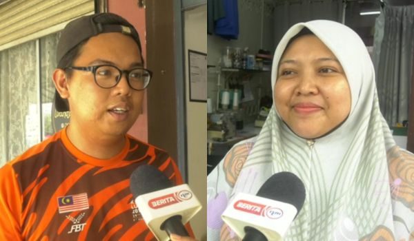Orang awam, Arif Haikal (kiri) dan Aslinda (kanan)