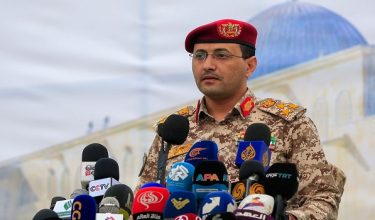 Jurucakap Houthi, Yahya Saree / Foto AFP