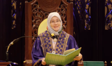 Ketua Perlembagaan UIAM, Tengku Ampuan Pahang, Tunku Azizah Aminah Maimunah Iskandariah/Foto RTM