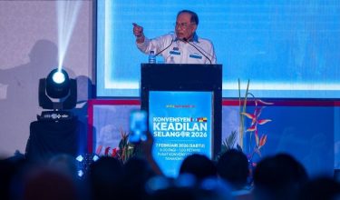 Datuk Seri Anwar ketika berucap  pada Konvensyen Keadilan Selangor 2026 di Gombak. Foto/ Pejabat Perdana Menteri