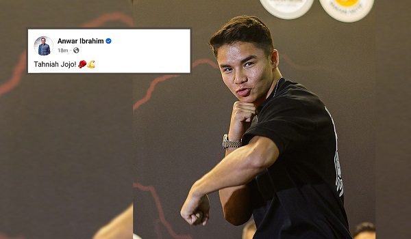 Johan Ghazali atau lebih dikenali sebagai JoJo berjaya menumpaskan pencabarnya dari Myanmar dalam perlawanan di Bangkok malam tadi/ Foto arkib Bernama