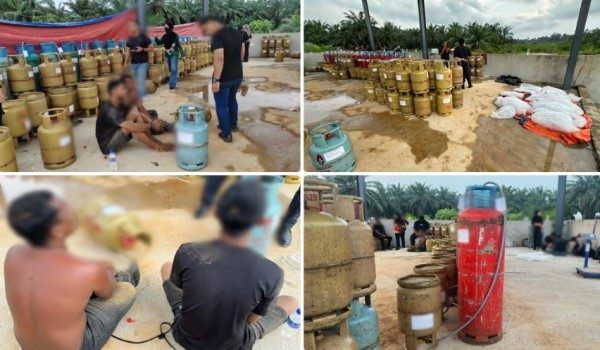 Dua lelaki bukan warganegara berusia bawah 30 tahun turut ditahan dalam serbuan/Foto Bernama