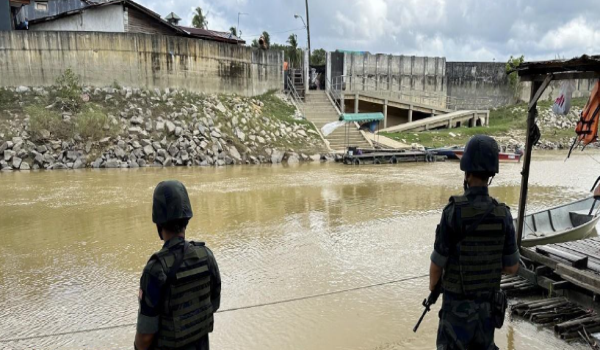Sempadan Sungai Golok./ Gambar Arkib