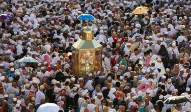Hari pertama sambutan Hari Raya Korban di Masjidil Haram/Foto AFP