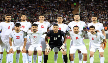 Barisan pemain Iran pada perlawanan persahabatan antarabangsa antara Iran dan Gambia di Antalya, selatan Turkiye, pada 29 Mei 2026, sebagai sebahagian daripada persiapan mereka menghadapi Piala Dunia FIFA 2026/ AFP