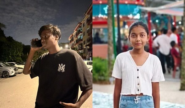 P. Shaswin dan A. Jesitha kali terakhir dilihat di Taman Alam Megah, Shah Alam, Selangor dengan menaiki motosikal bersama.