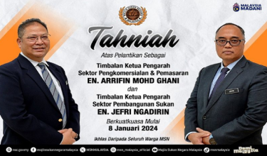 Foto facebook Majlis Sukan Negara