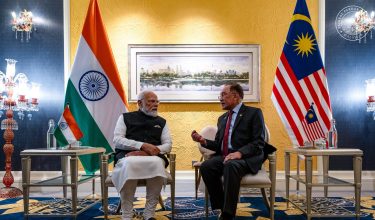 Pertemuan empat mata bersama Perdana Menteri India, Nadrendra Modi di Kompleks Seri Perdana, Putrajaya/Foto Pejabat Perdana Menteri.