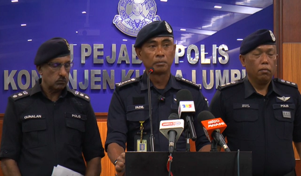 Sidang Media Ketua Polis Kuala Lumpur / FOTO RTM