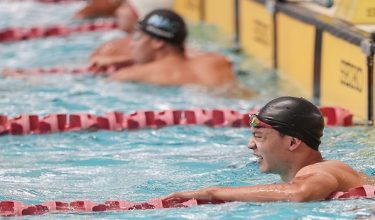 Reaksi perenang negara, Tong Yu Jing, selepas meraih tempat ketiga dalam acara 100 meter gaya bebas pada Kejohanan Renang Umur Berkumpulan Malaysia 2026/ BERNAMA