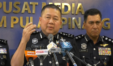 Pengarah Jabatan Siasatan Jenayah Narkotik (JSJN) Bukit Aman yang juga Ketua Polis Pulau Pinang Datuk Khaw Kok Chin / Foto RTM