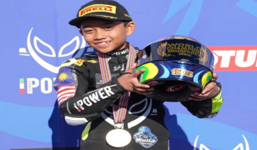 Pelumba cilik negara, Qabil Irfan Azlan / Foto FB MotoDotMy