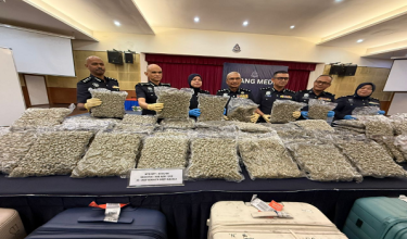 Rampasan dibuat dalam tiga serbuan berasingan bulan lalu