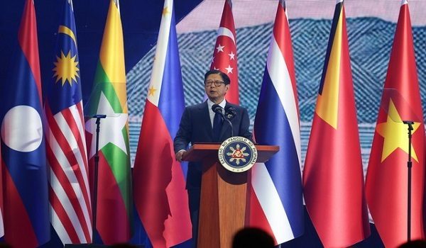 CEBU (Philippines), May 8 -- Philippine President Ferdinand R. Marcos Jr. delivers his opening remarks during the opening ceremony of the 48th ASEAN Summit and Related Summits at Mactan Expo today.

-- fotoBERNAMA (2026) COPYRIGHT RESERVED