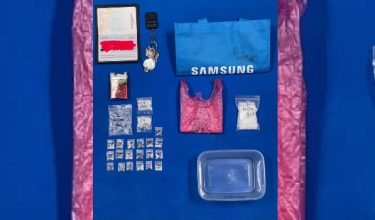 Barang yang dijumpai oleh polis ketika pemeriksaan di sebuah rumah di kawasan Miri