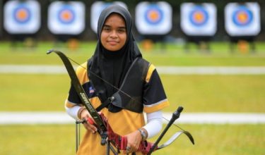 Pemanah recurve negara Ariana Nur Dania Mohamad Zairi