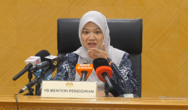Menteri Pendidikan, Menteri Pendidikan Datuk Seri Fadhlina Sidek / RTM