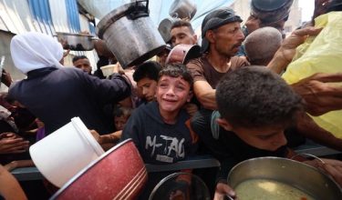 Utara Gaza kini sudah berhadapan dengan krisis kebuluran dan dijangka merebak pada skala lebih besar. Foto AFP