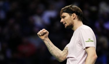 Jaguh tenis Kazakhstan, Alexander Bublik/Foto AFP