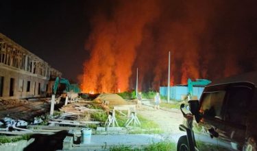 Beberapa kawasan di Sarawak mengalami kebakaran yang