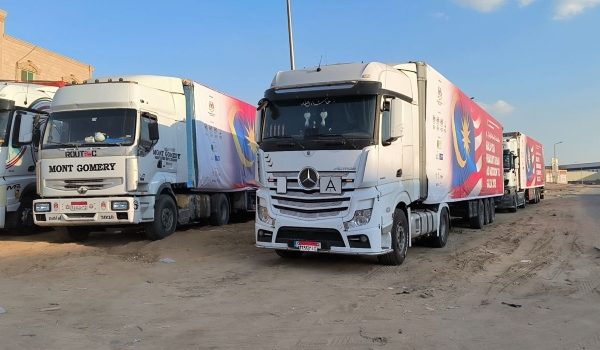 Tinjauan persiapan akhir misi kemanusian di gudang MAPIM-Al Khair di Kaherah/Foto RTM Faris Izzat