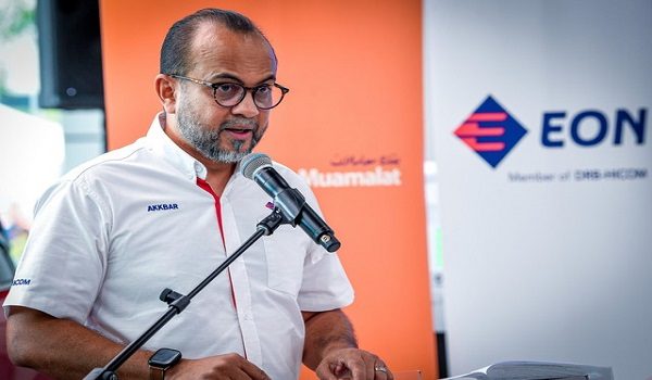 SHAH ALAM, 8 Ogos -- Ketua Pegawai Eksekutif EON Berhad Akkbar Danial berucap pada Pelancaran EON dan Sahabat Autofest 2025 dan Kad Kredit Jenama Bersama Muamalat EON di EON Glenmarie hari ini.

-- fotoBERNAMA (2025) HAK CIPTA TERPELIHARA