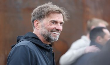 MORRISTOWN, NEW JERSEY - APRIL 22: Jurgen Klopp, Red Bull Head of Global Soccer, looks on during the official opening of New York Red Bulls new training facilities on April 22, 2026 in Morristown, New Jersey. RWJBarnabas Health Red Bulls Performance Center will host team Brazil's main training camp during the upcoming FIFA World Cup.   Dustin Satloff/Getty Images/AFP (Photo by Dustin Satloff / GETTY IMAGES NORTH AMERICA / Getty Images via AFP)