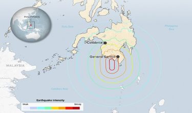 ANKARA, TURKIYE - JUNE 8: An infographic titled "7.8 magnitude earthquake jolts Philippines" created in Ankara, Turkiye on June 8, 2026. Omar Zaghloul / AnadoluNo Use USA No use UK No use Canada No use France No use Japan No use Italy No use Australia No use Spain No use Belgium No use Korea No use South Africa No use Hong Kong No use New Zealand No use Turkey