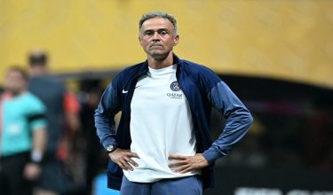 Ketua jurulatih Paris Saint-Germain (PSG), Luis Enrique/ Foto AFP