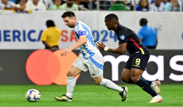 Ketua pasukan Argentina, Lionel Messi/Foto REUTERS